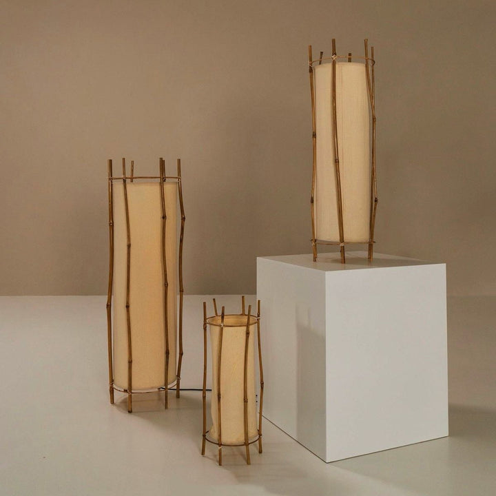 Bamboo Veil Lantern Floor Lamp - Vakkerlight