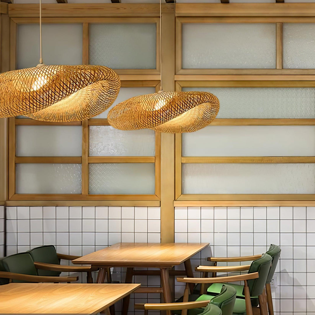 Bamboo Weaving Pendant Lamp - Vakkerlight