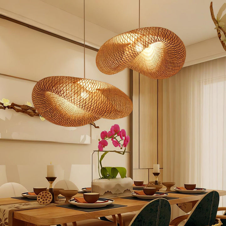 Bamboo Weaving Pendant Lamp - Vakkerlight