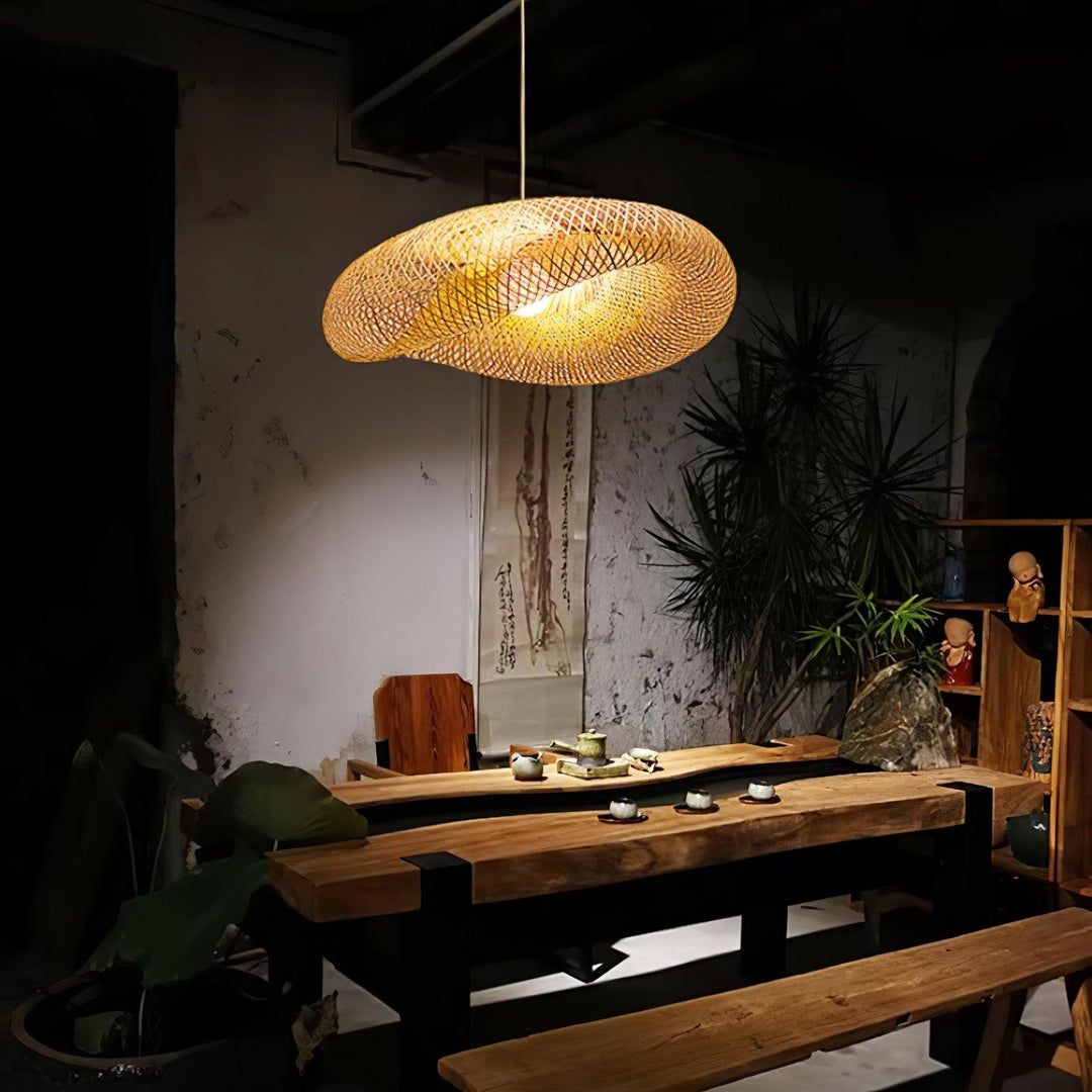 Bamboo Weaving Pendant Lamp - Vakkerlight