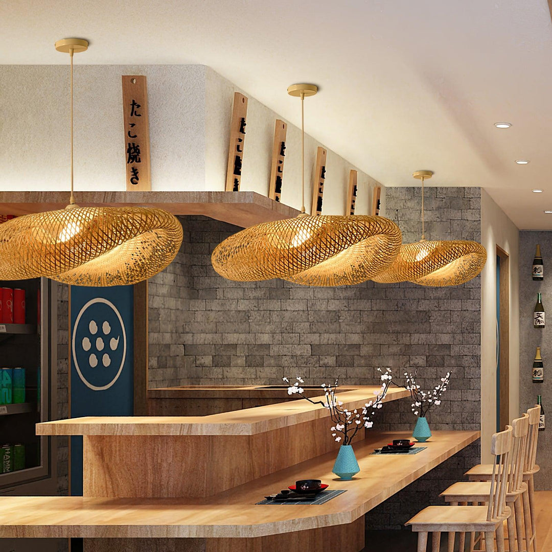 Bamboo Weaving Pendant Lamp - Vakkerlight