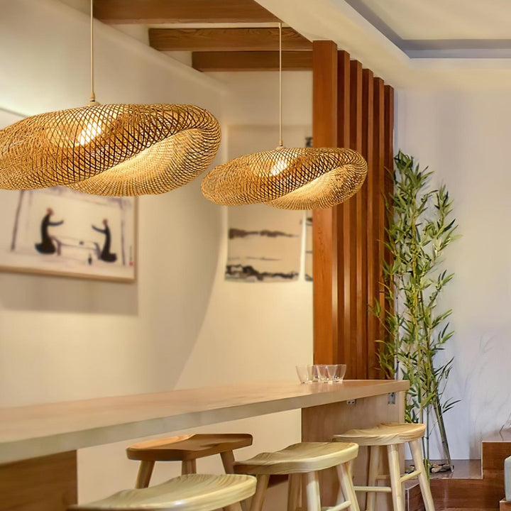 Bamboo Weaving Pendant Lamp - Vakkerlight