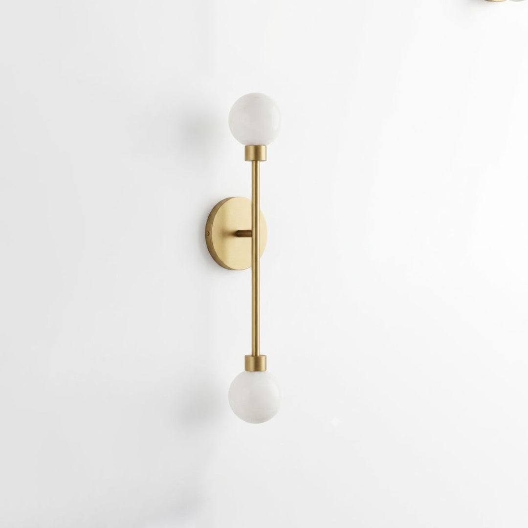 Barbell Alabaster Wall Sconce