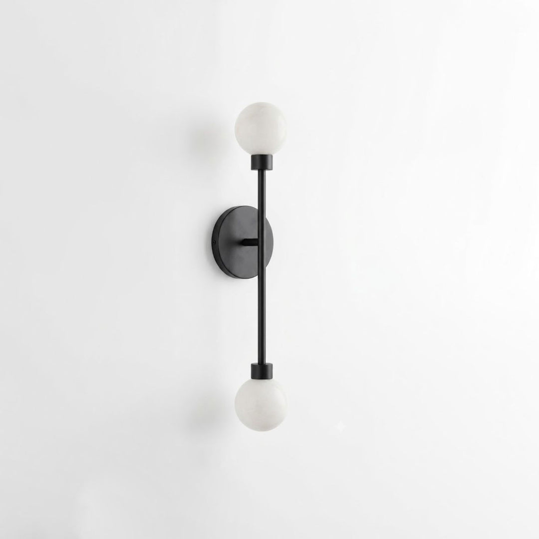 Barbell Alabaster Wall Sconce