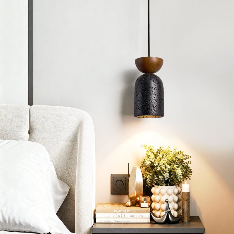 Basalt Walnut Drop Pendant Light - Vakkerlight