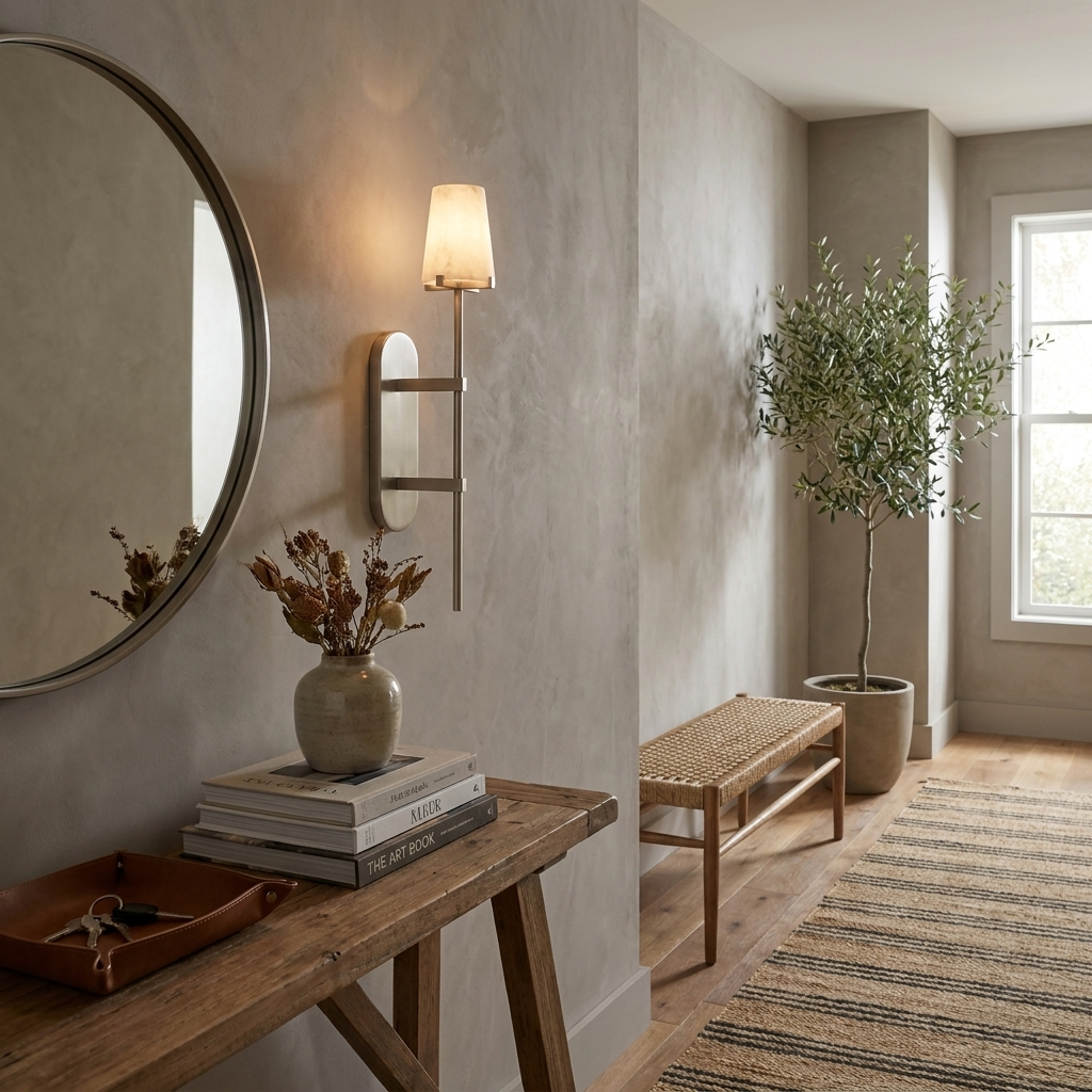 Baton Alabaster Wall Sconce