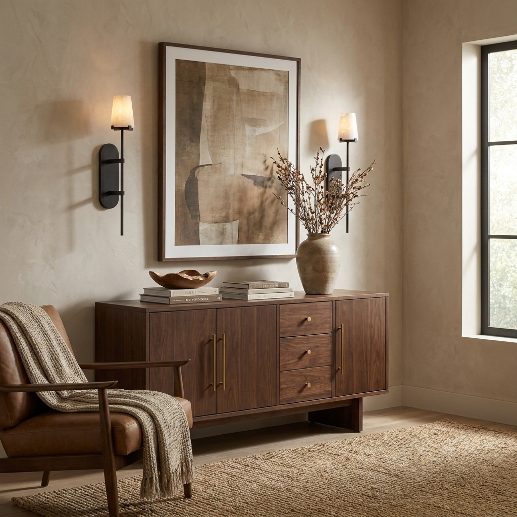 Baton Alabaster Wall Sconce