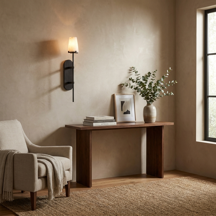 Baton Alabaster Wall Sconce