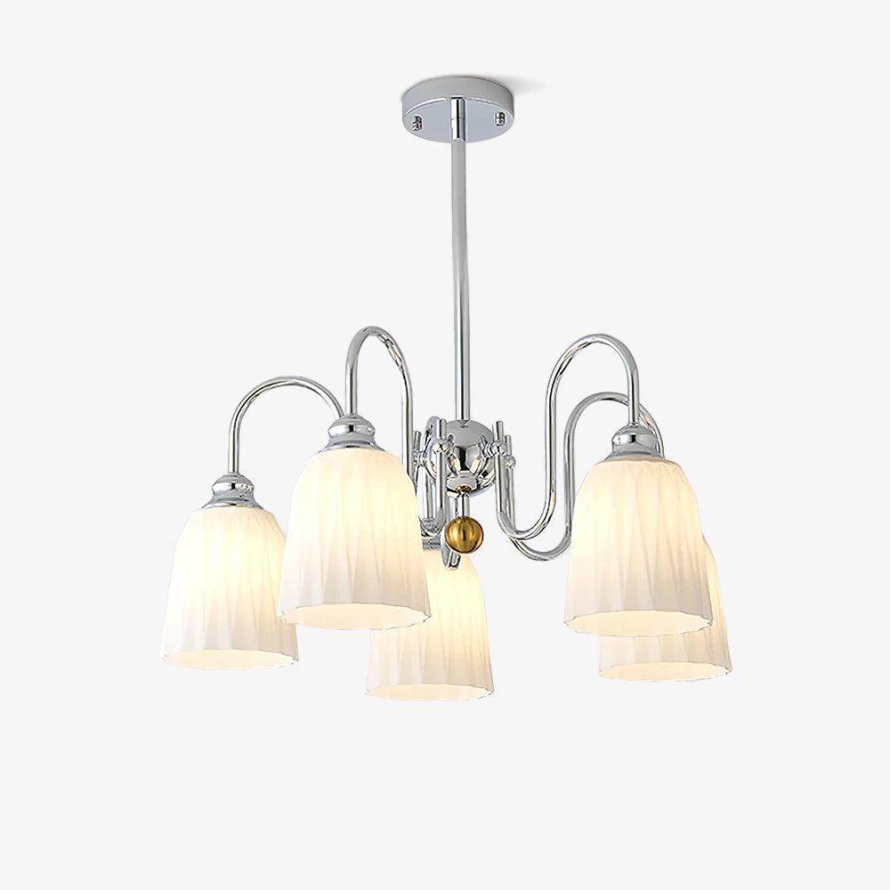 Bauhaus Pleated Chandelier - Vakkerlight