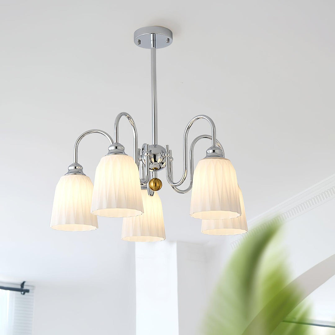 Bauhaus Pleated Chandelier - Vakkerlight