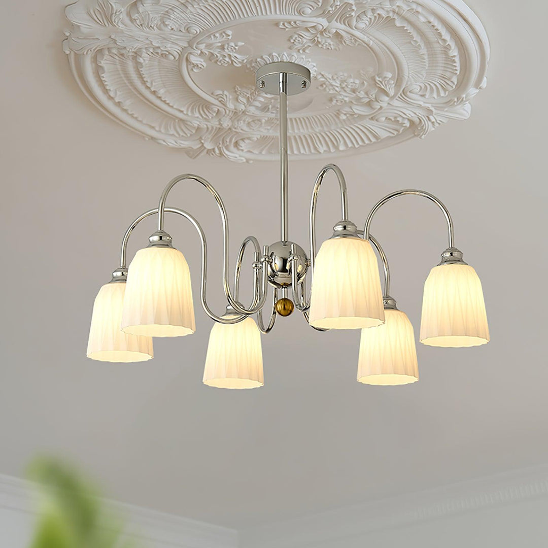 Bauhaus Pleated Chandelier - Vakkerlight