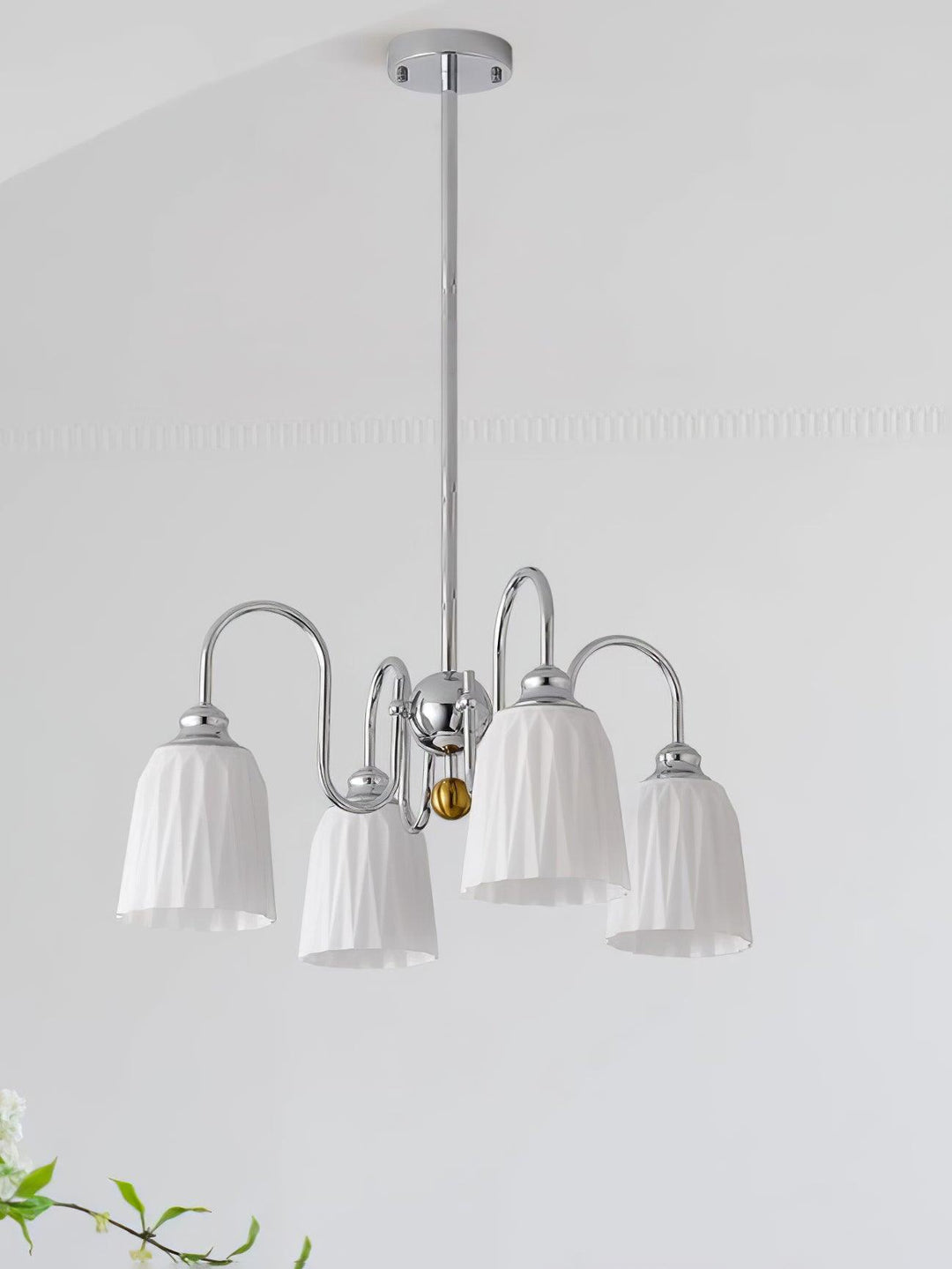 Bauhaus Pleated Chandelier - Vakkerlight