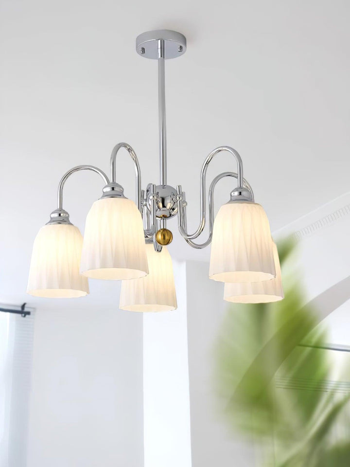 Bauhaus Pleated Chandelier - Vakkerlight