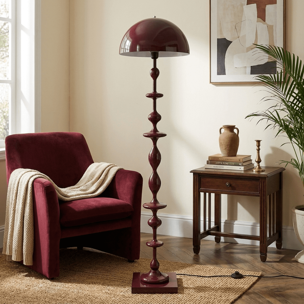 Beaded Mushroom Floor Lamp - Vakkerlight