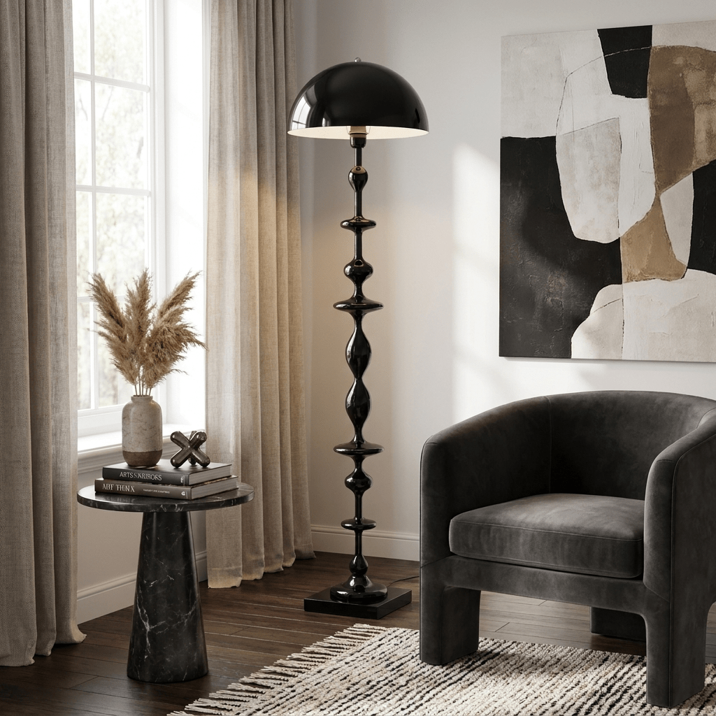 Beaded Mushroom Floor Lamp - Vakkerlight