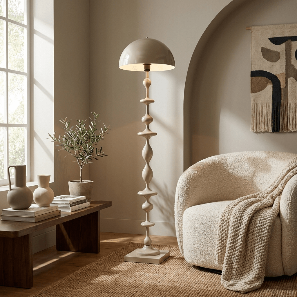 Beaded Mushroom Floor Lamp - Vakkerlight