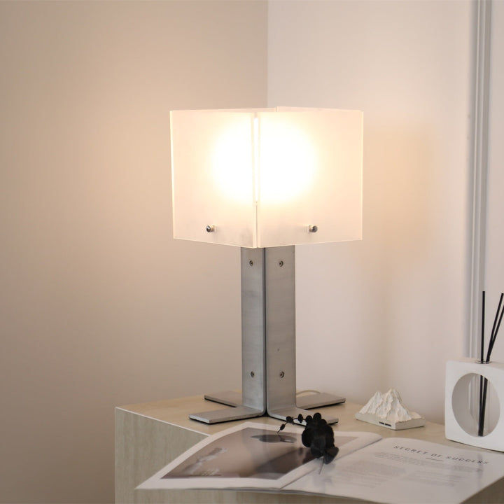 Beam Steel Acrylic Table Lamp