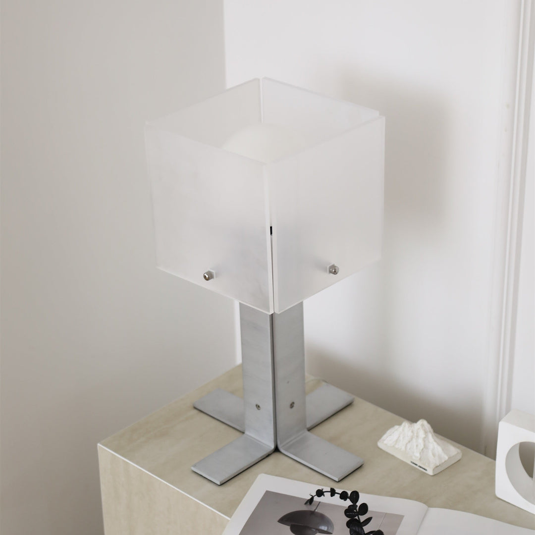 Beam Steel Acrylic Table Lamp