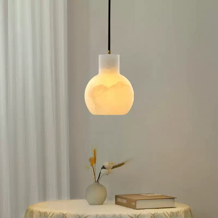 Bell Jar Alabaster Cluster Chandelier - Vakkerlight