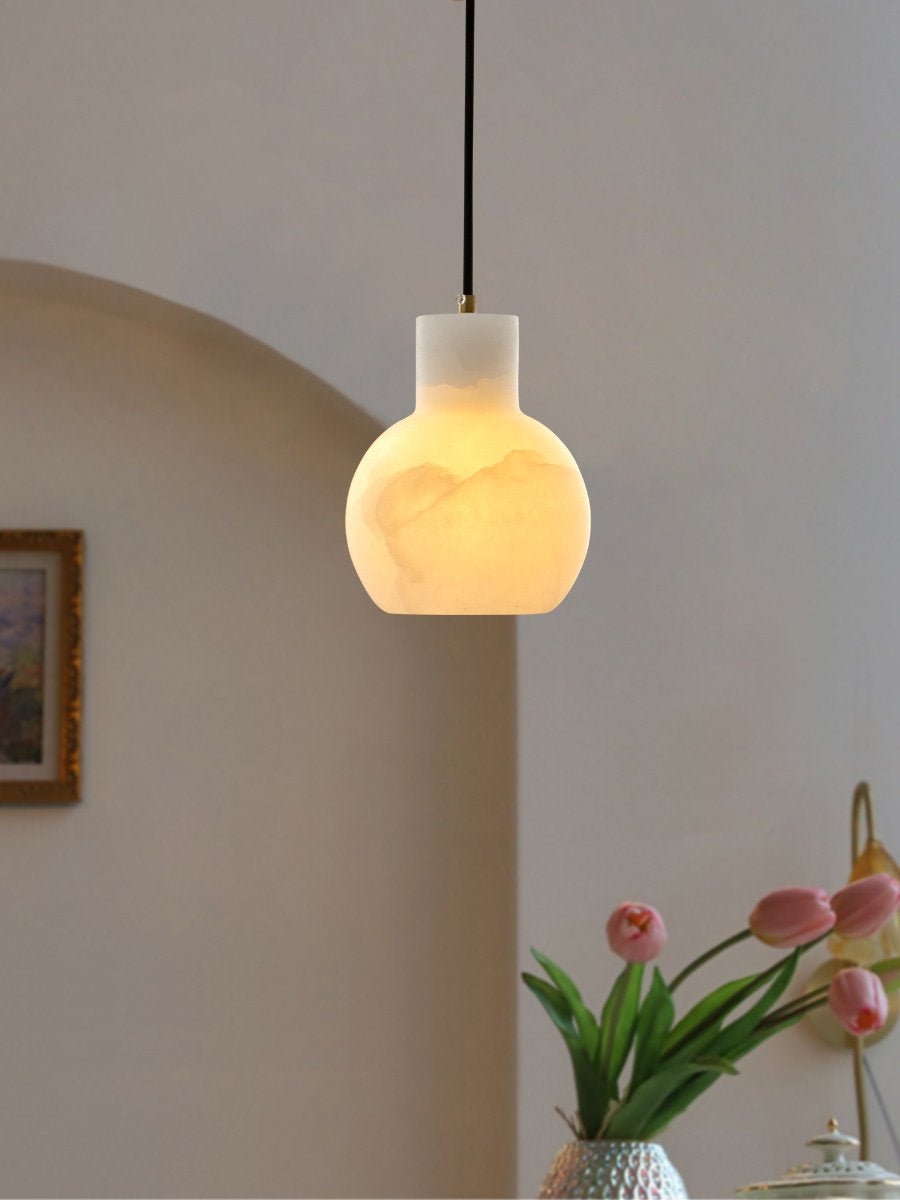 Bell Jar Alabaster Cluster Chandelier - Vakkerlight