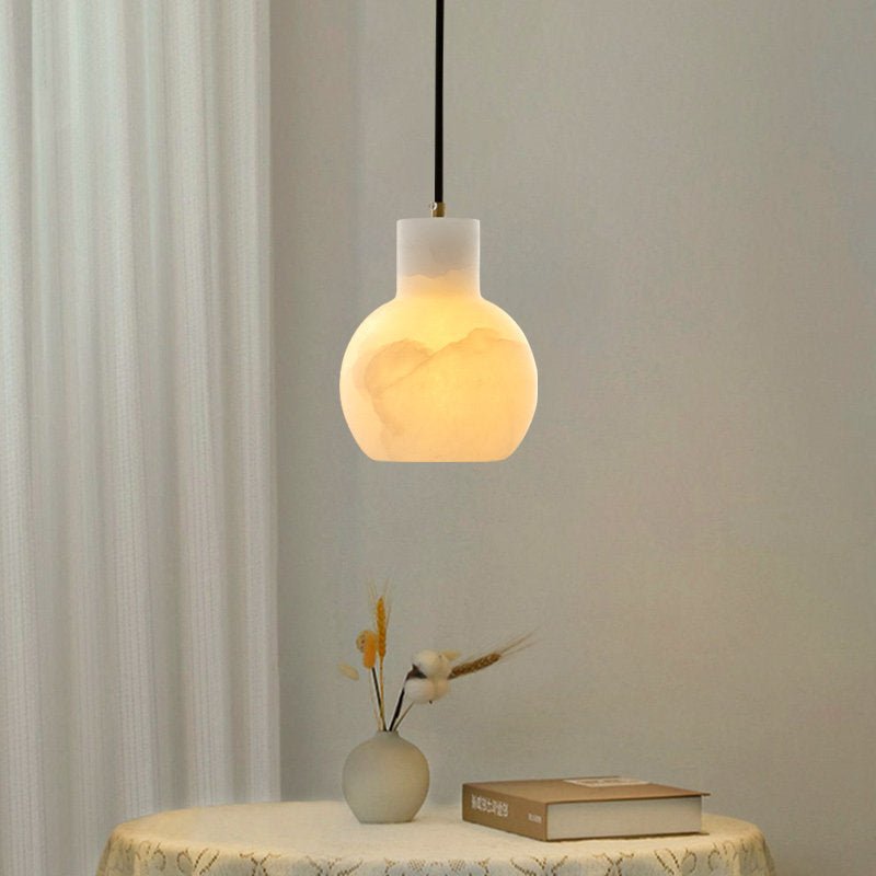 Bell Jar Alabaster Cluster Chandelier - Vakkerlight