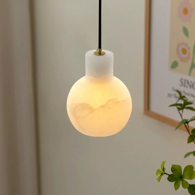 Bell Jar Alabaster Cluster Chandelier - Vakkerlight