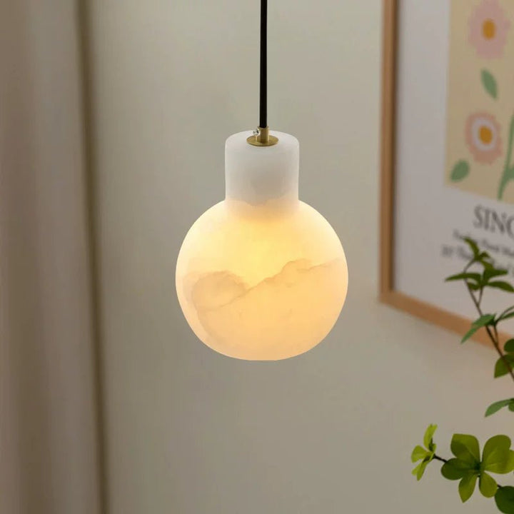 Bell Jar Alabaster Cluster Chandelier - Vakkerlight