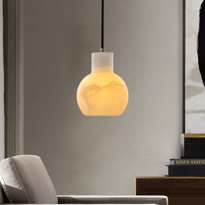 Bell Jar Alabaster Cluster Chandelier - Vakkerlight