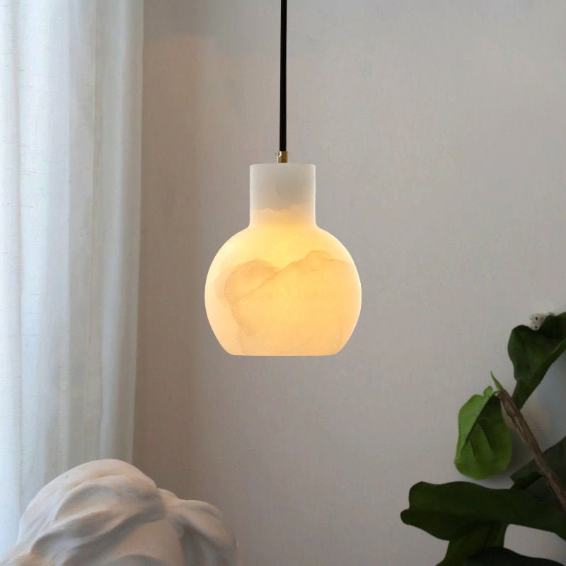 Bell Jar Alabaster Cluster Chandelier - Vakkerlight