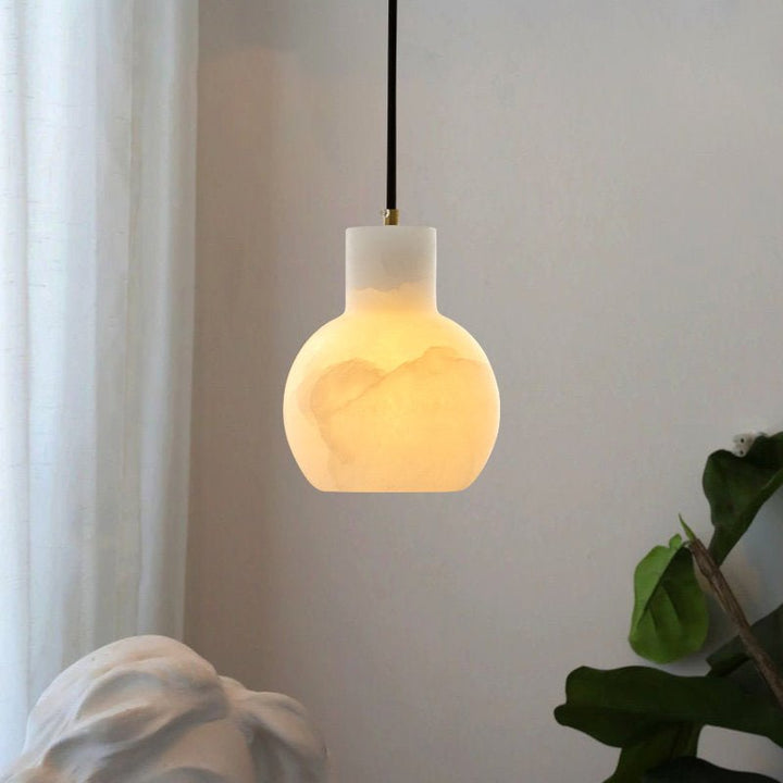 Bell Jar Alabaster Cluster Chandelier - Vakkerlight