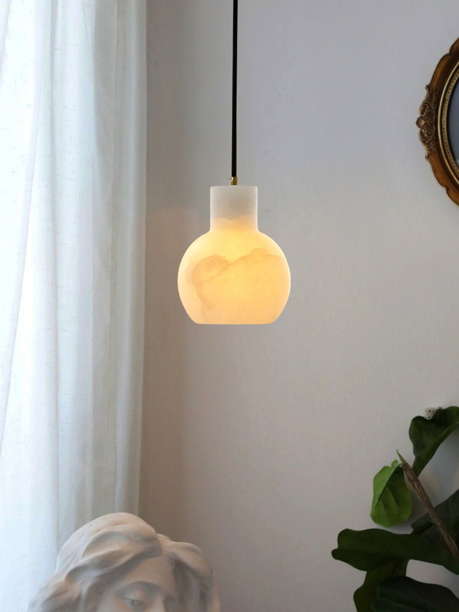 Bell Jar Alabaster Cluster Chandelier - Vakkerlight