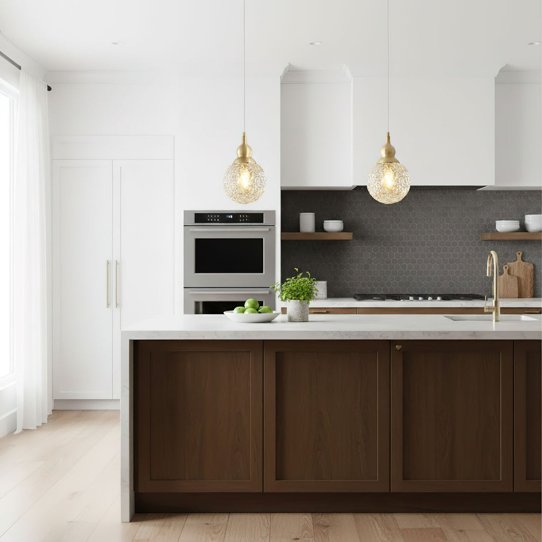 Bella Brass Pendant Light - Vakkerlight