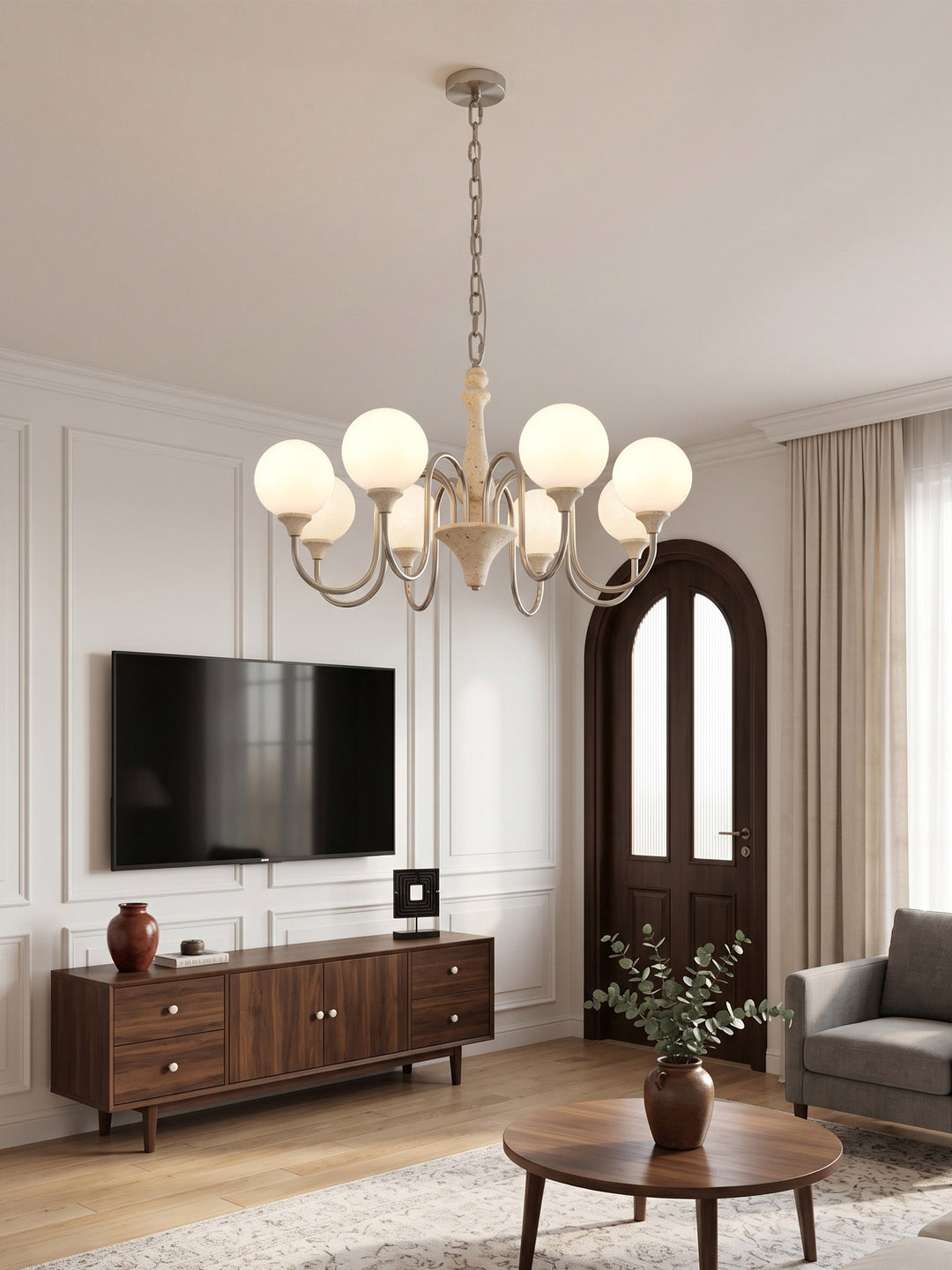 Bellamy Travertine Chandelier