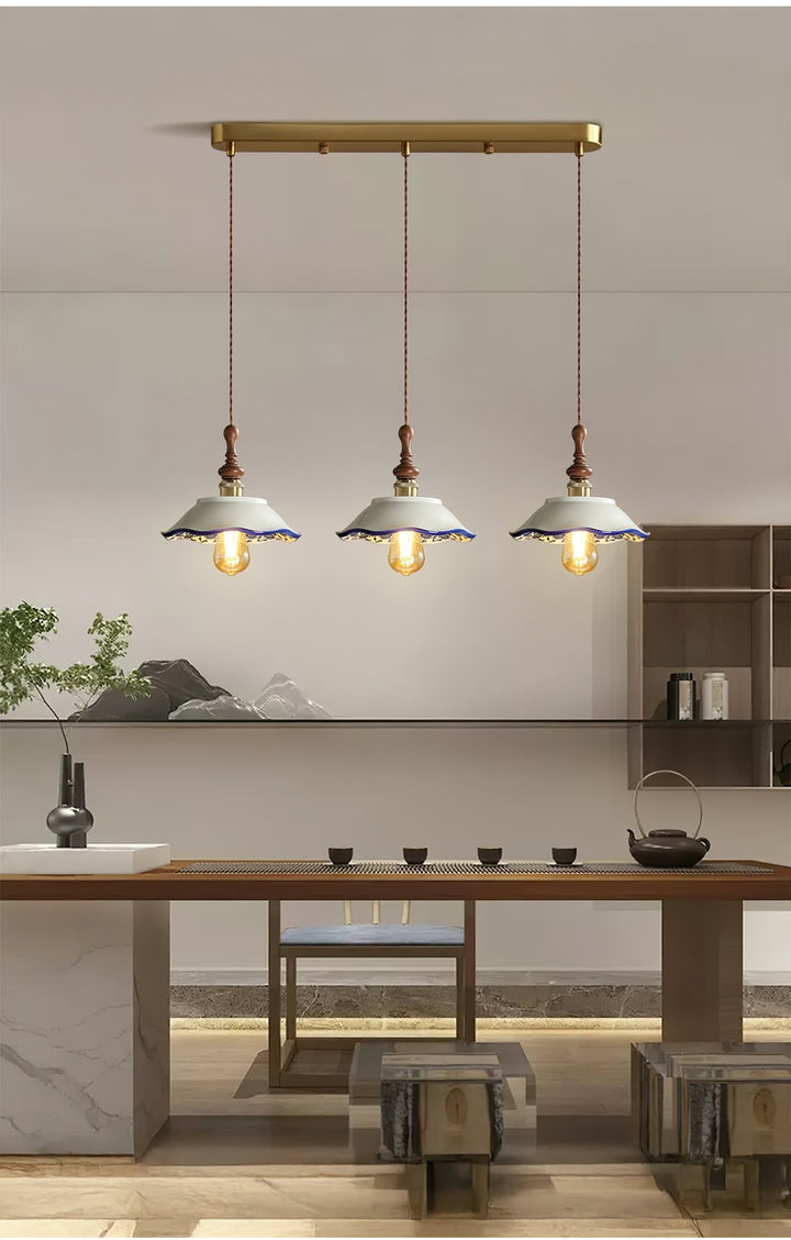 Bellaria Ceramic Pendant Light - Vakkerlight