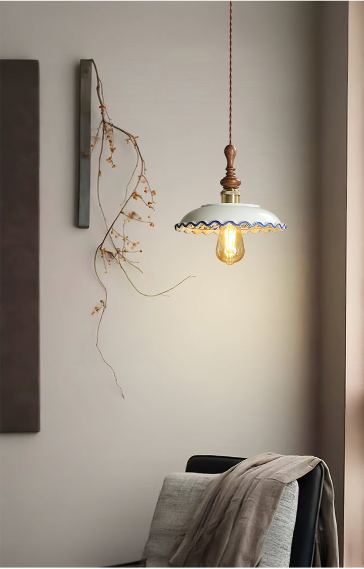 Bellaria Ceramic Pendant Light - Vakkerlight