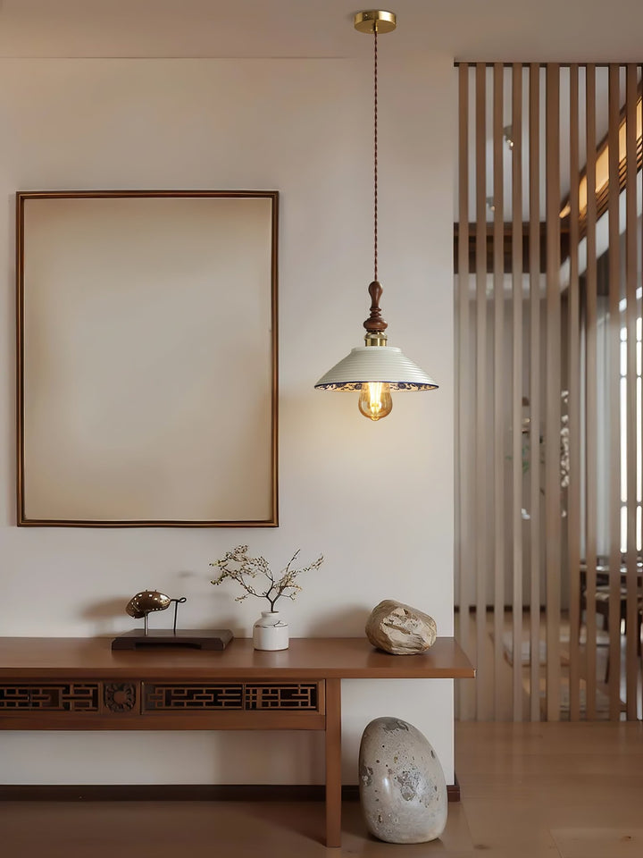 Bellaria Ceramic Pendant Light - Vakkerlight