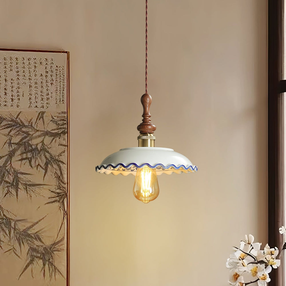 Bellaria Ceramic Pendant Light - Vakkerlight