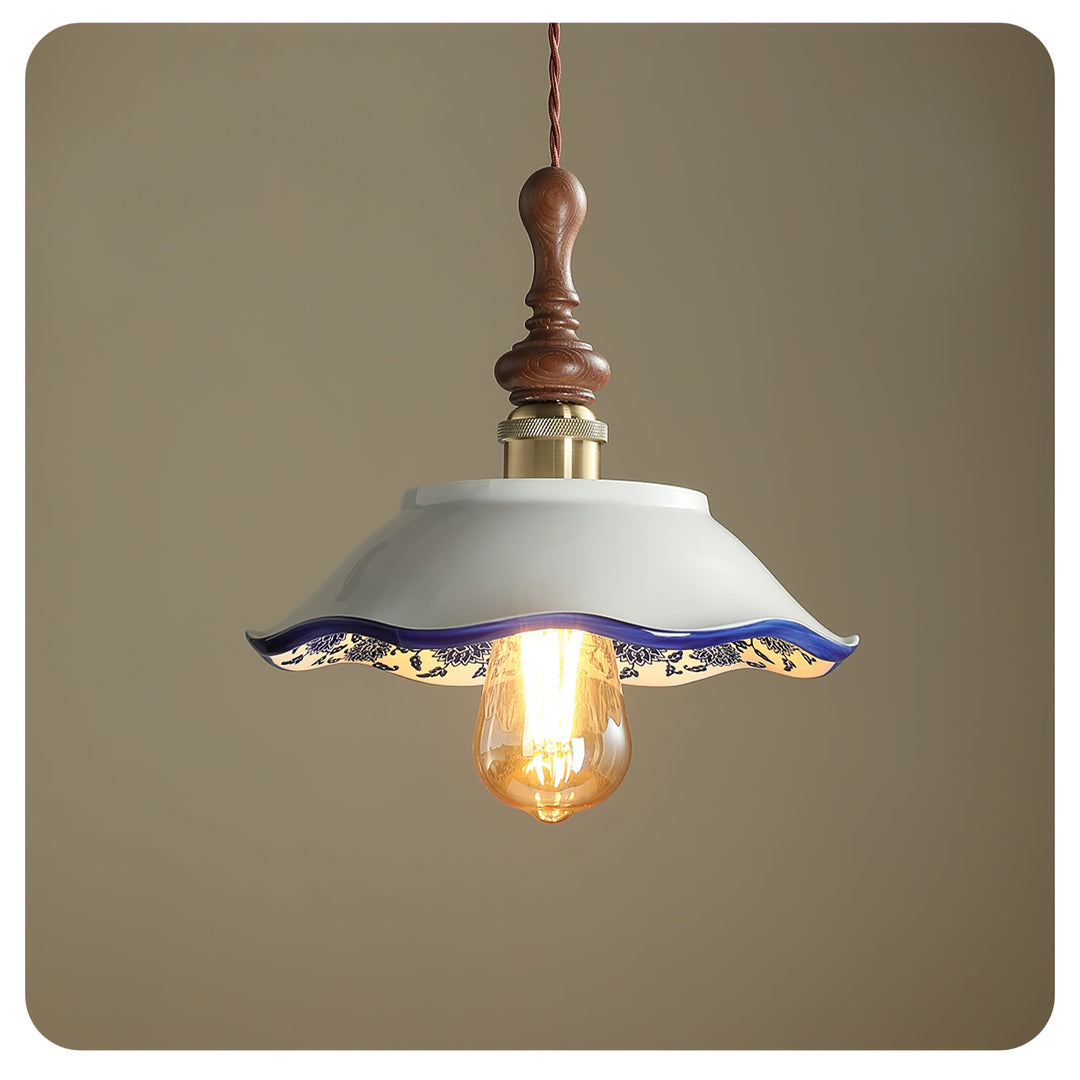Bellaria Ceramic Pendant Light - Vakkerlight
