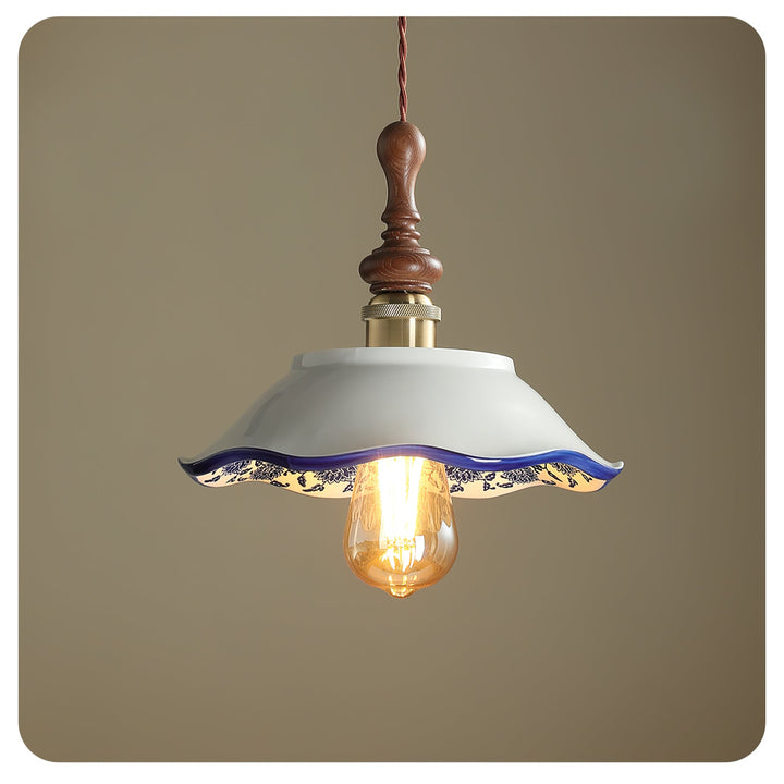 Bellaria Ceramic Pendant Light - Vakkerlight