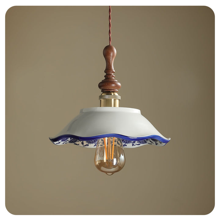 Bellaria Ceramic Pendant Light - Vakkerlight