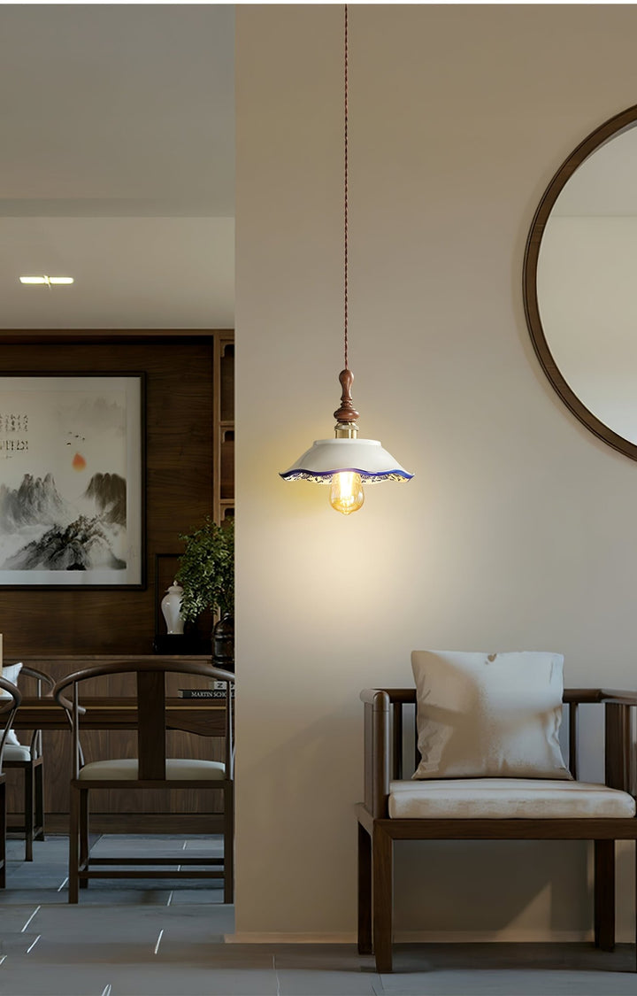 Bellaria Ceramic Pendant Light - Vakkerlight