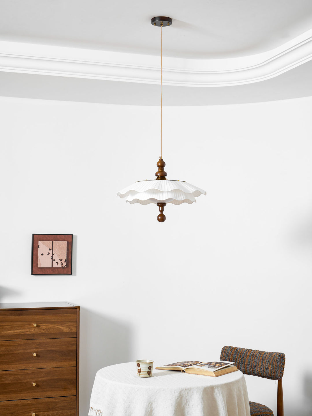 Belle Epoque Pleated Pendant Light - Vakkerlight