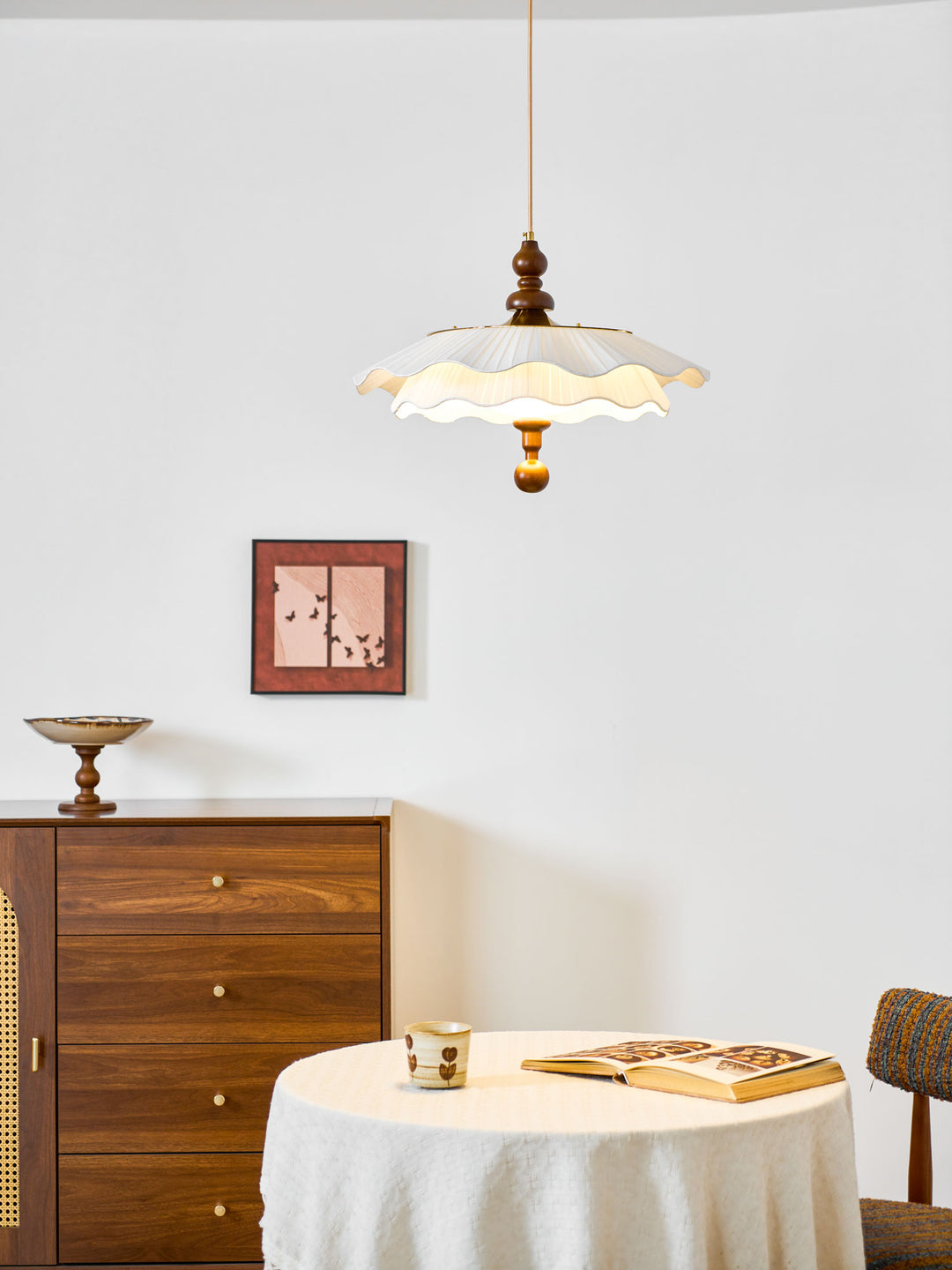 Belle Epoque Pleated Pendant Light - Vakkerlight