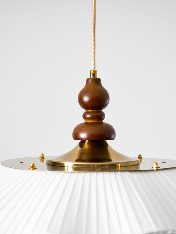 Belle Epoque Pleated Pendant Light - Vakkerlight