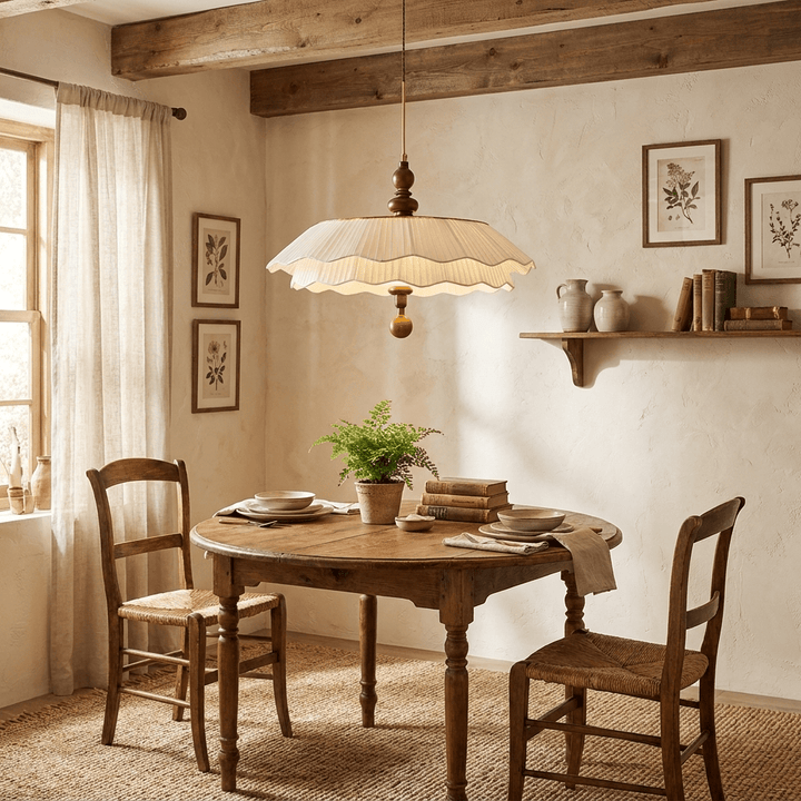 Belle Epoque Pleated Pendant Light - Vakkerlight