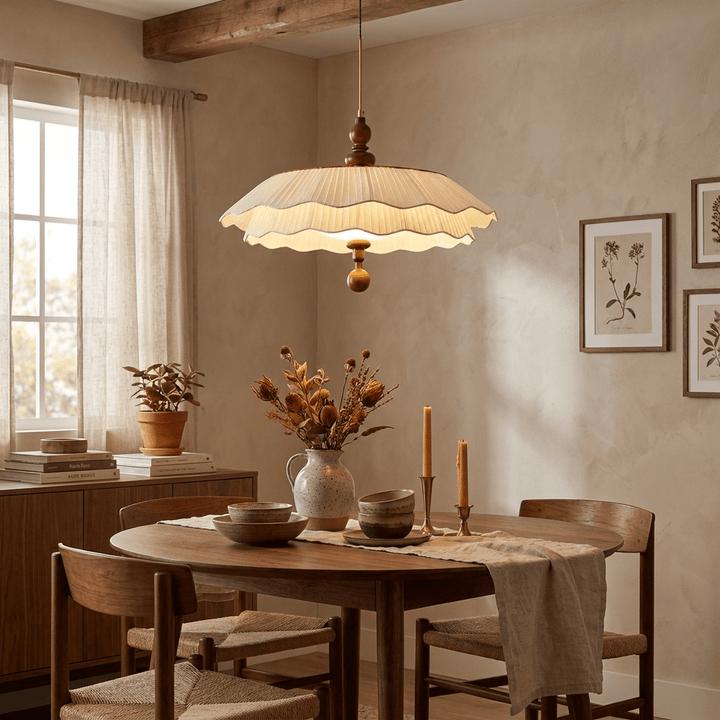 Belle Epoque Pleated Pendant Light - Vakkerlight