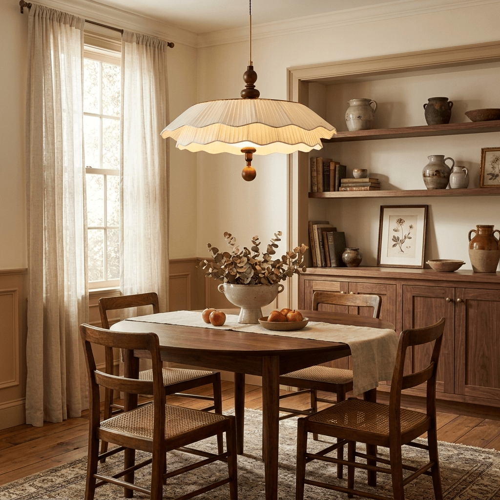 Belle Epoque Pleated Pendant Light - Vakkerlight