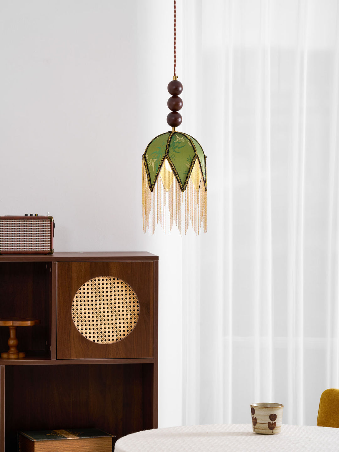 Bette Fringed Pendant Lamp - Vakkerlight