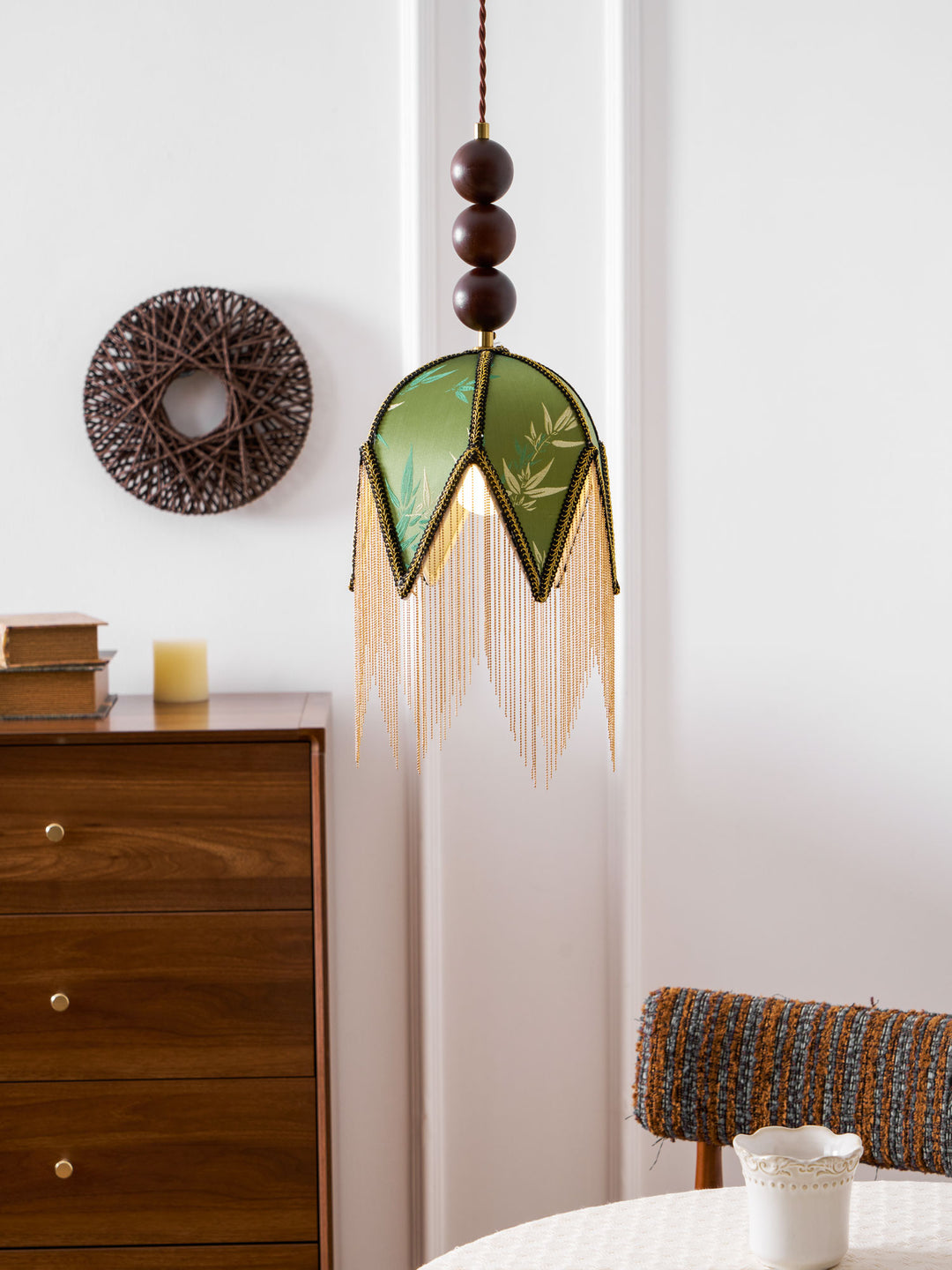 Bette Fringed Pendant Lamp - Vakkerlight