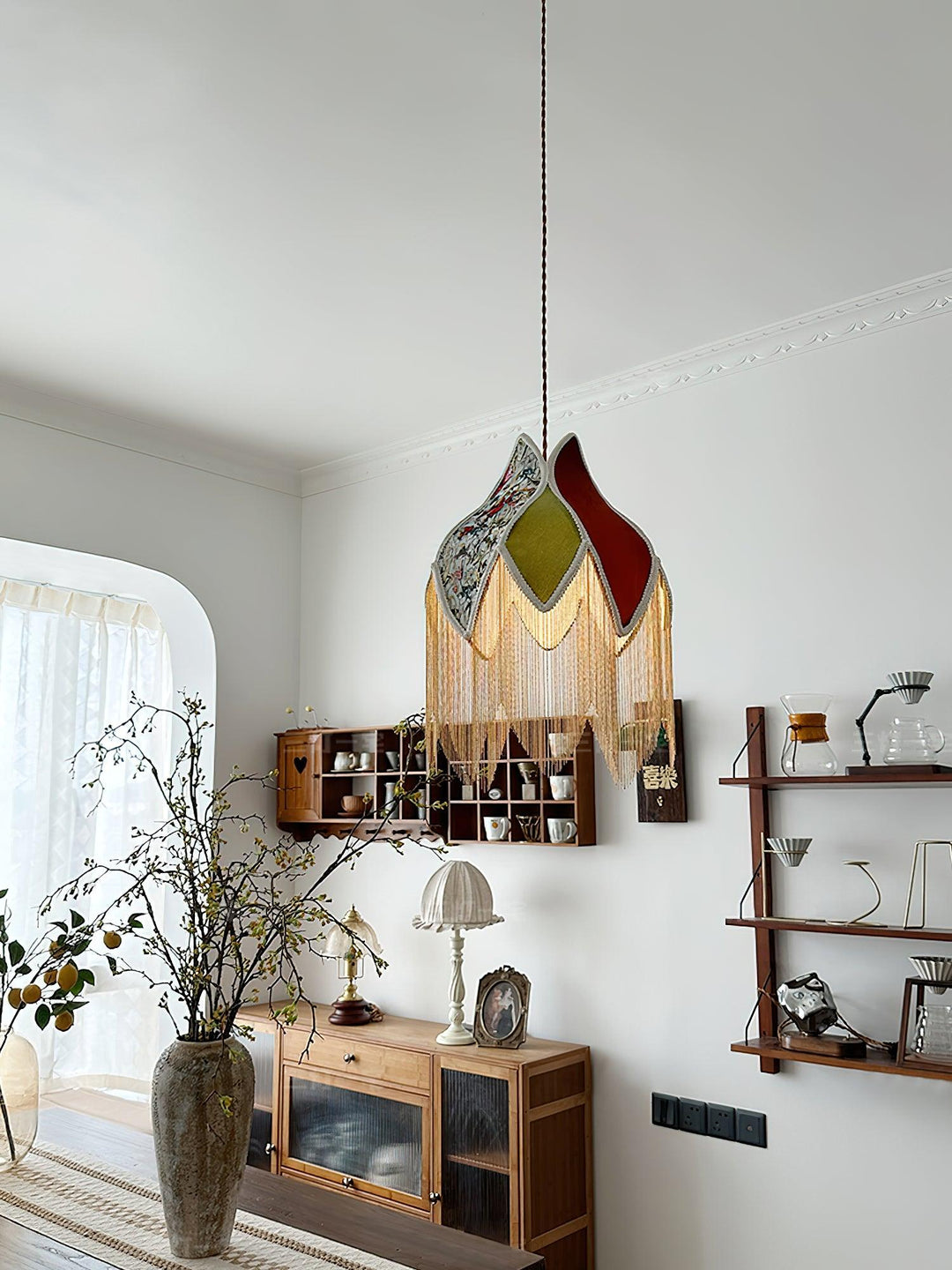 Bette Fringed Pendant Lamp - Vakkerlight